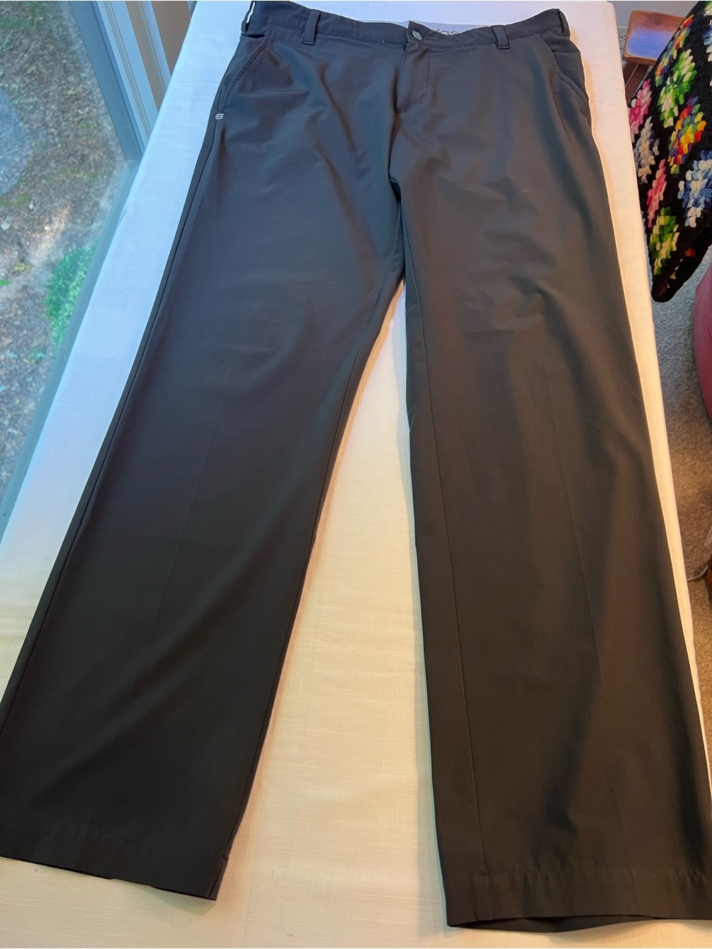 adidas Men's Black Golf Pants